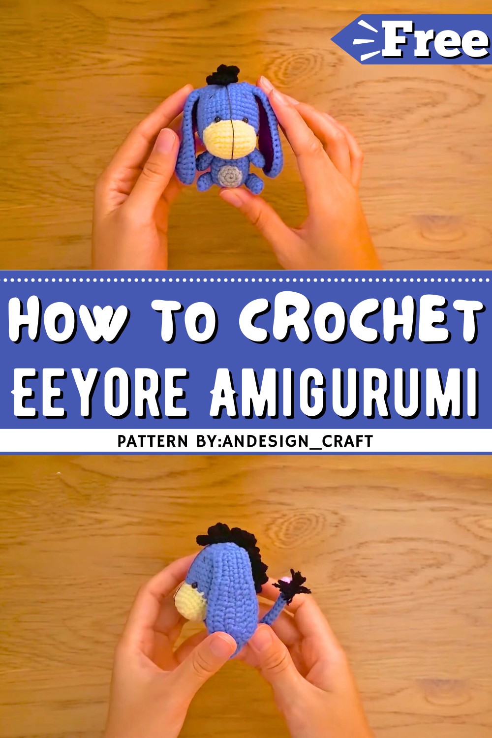 Crochet Eeyore Amigurumi