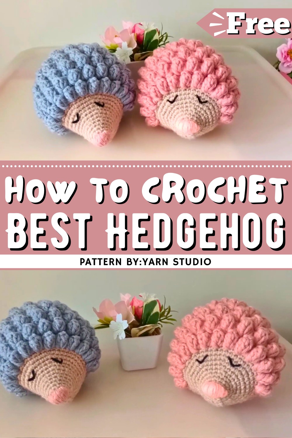 Crochet Hedgehog (1)