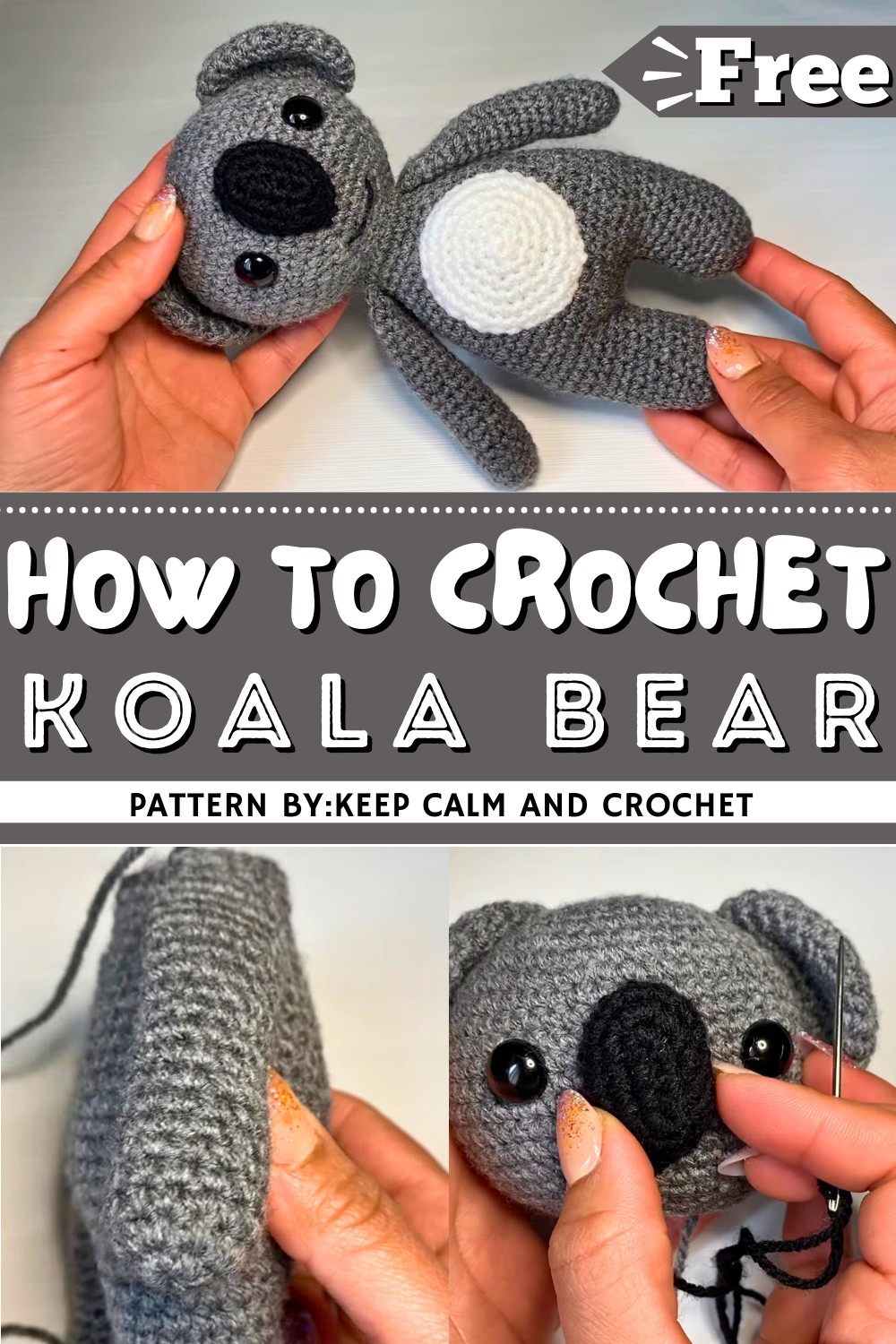 Crochet Koala Bear Pattern