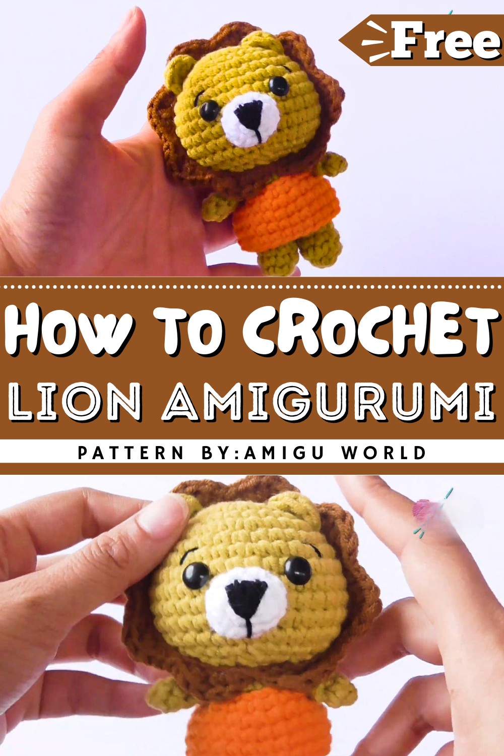 Crochet Lion Amigurumi Free Pattern