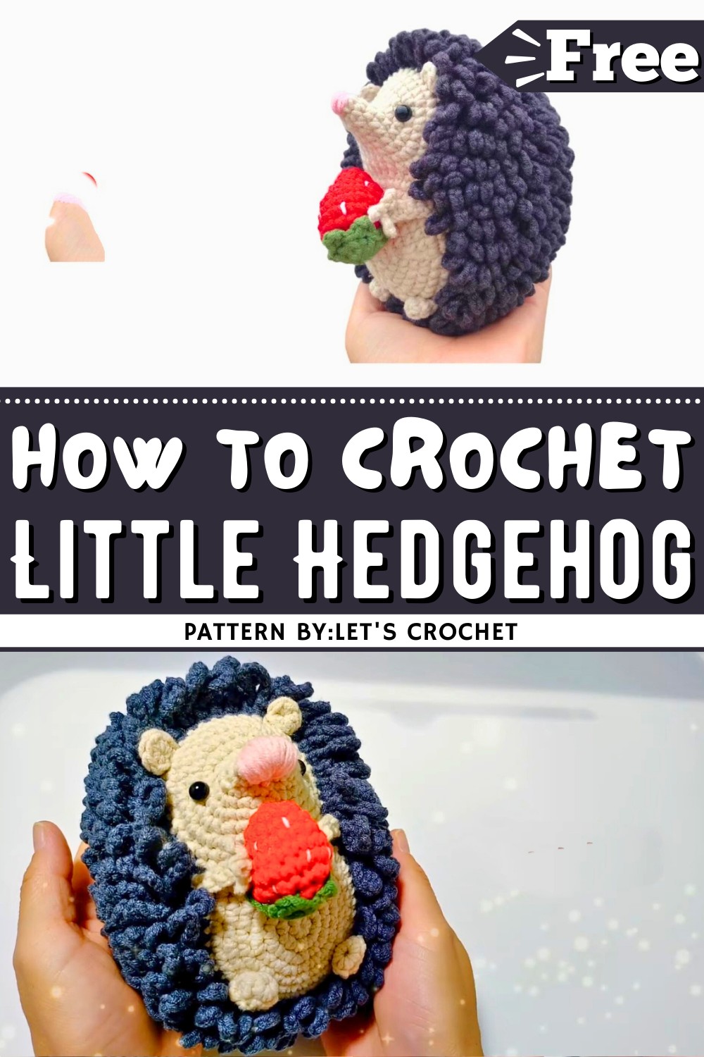 Crochet Little Hedgehog