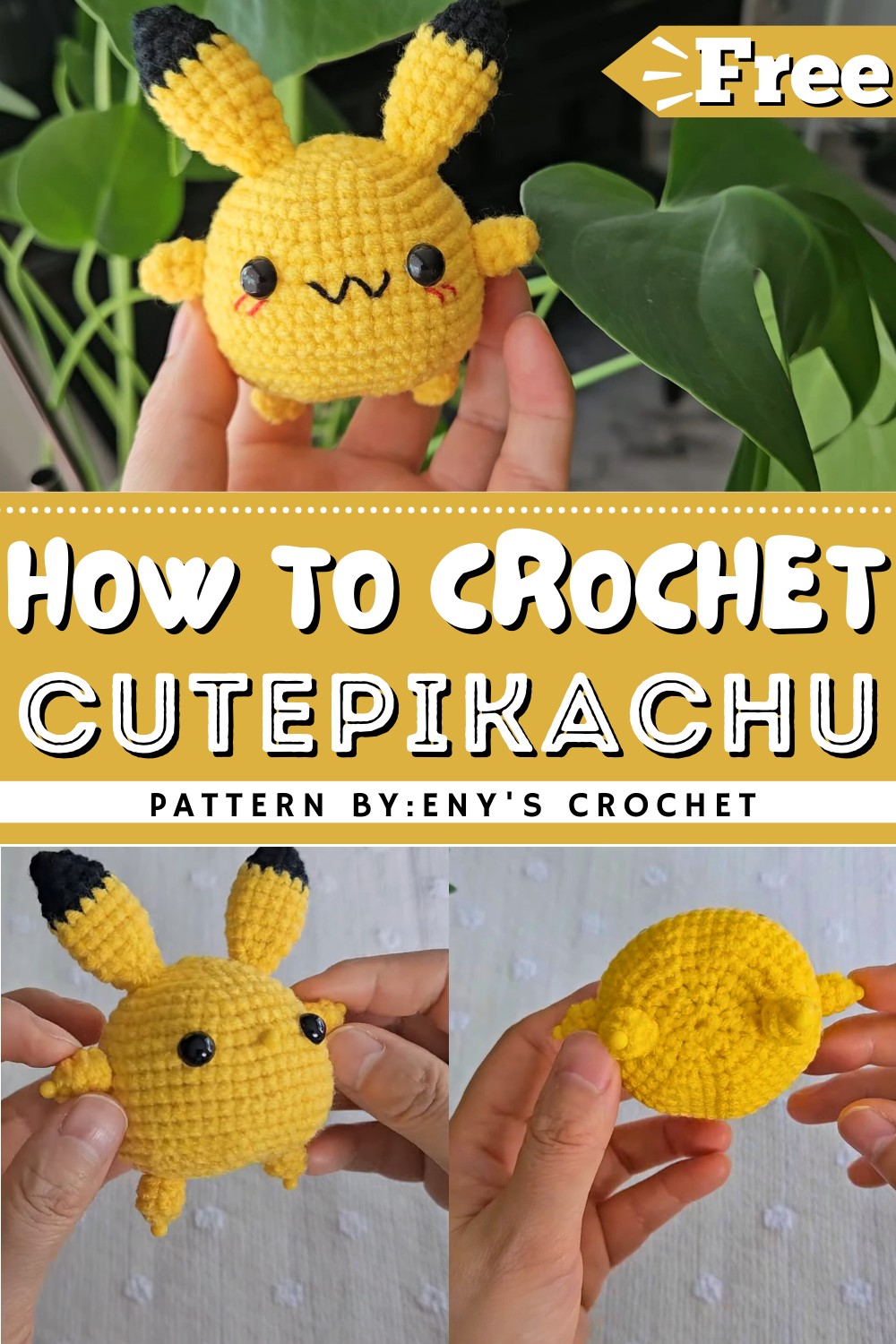 Crochet Pikachu