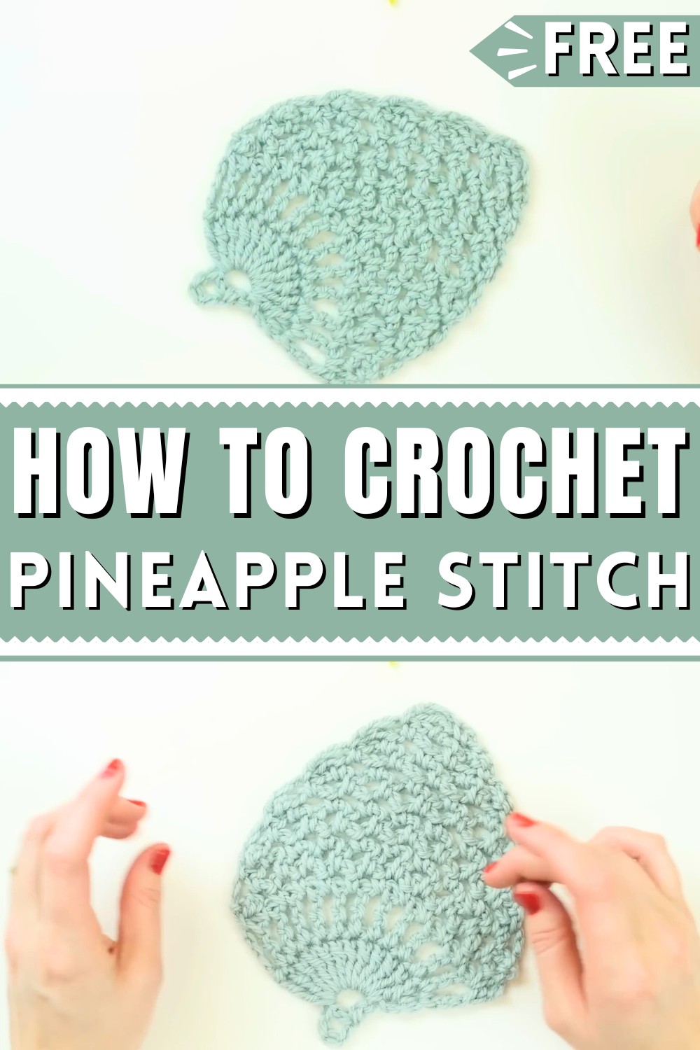 Crochet Pineapple Stitch Tutorial