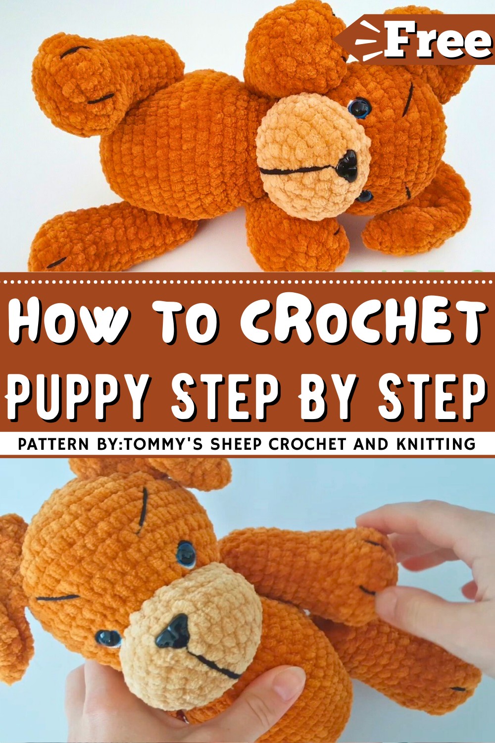 Crochet Puppy Tutorial Step By Step