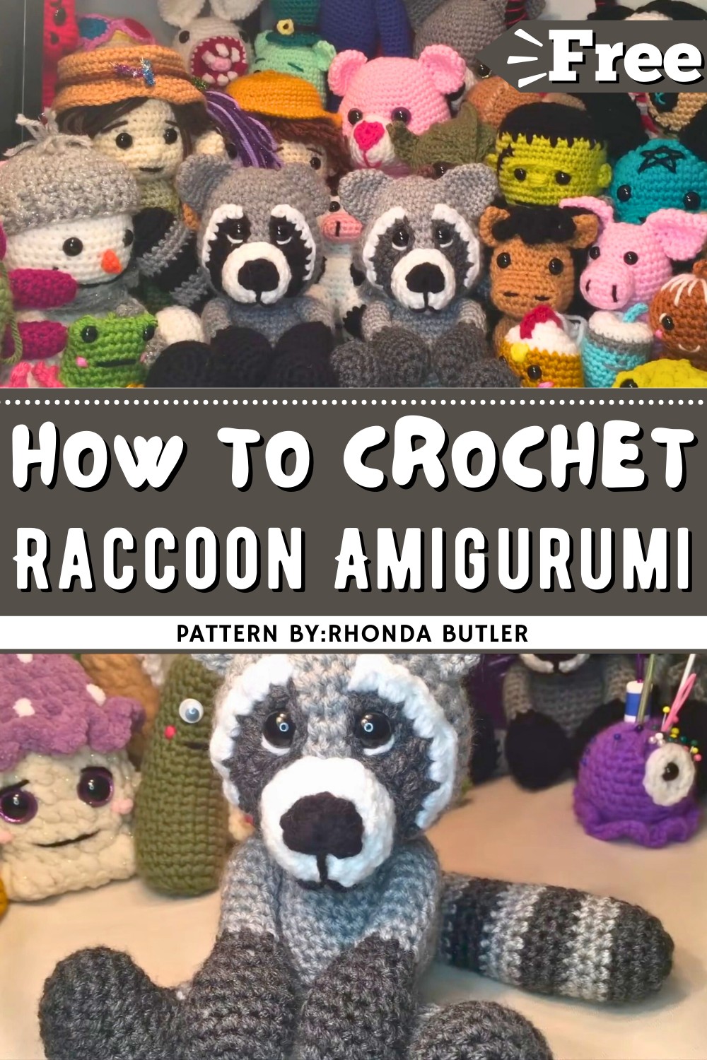 Crochet Raccoon Amigurumi