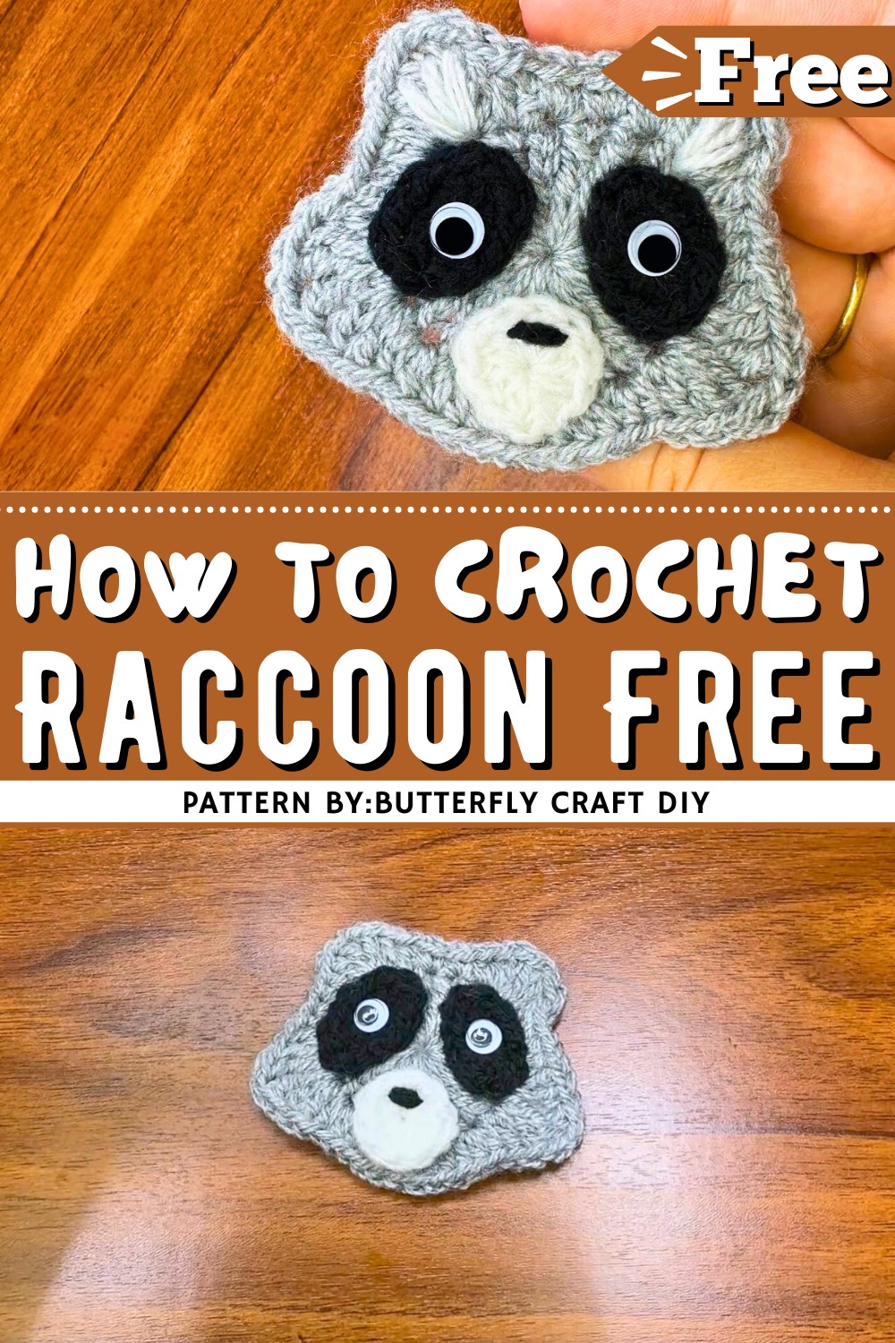 Crochet Raccoon Free Pattern