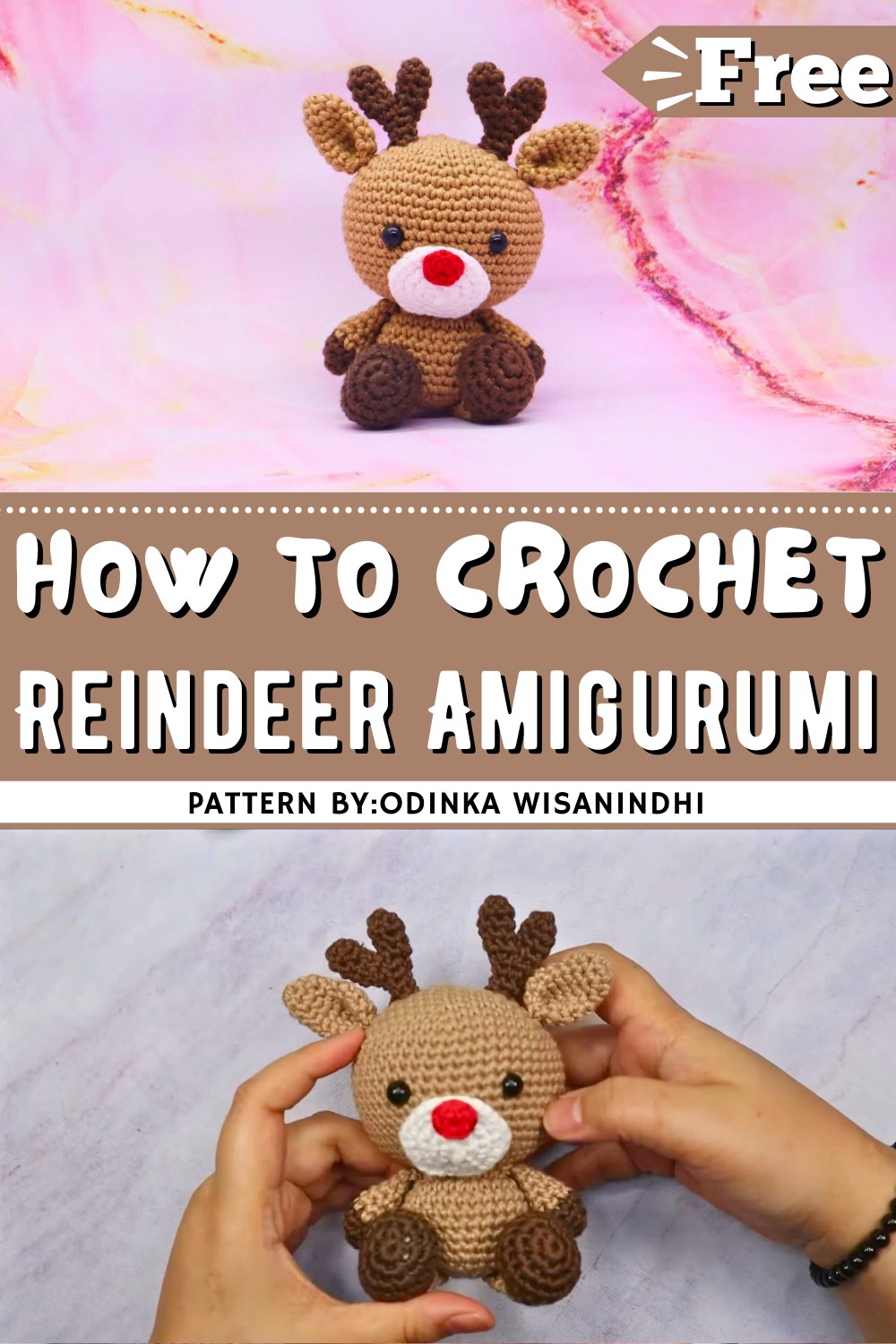 Crochet Reindeer Amigurumi