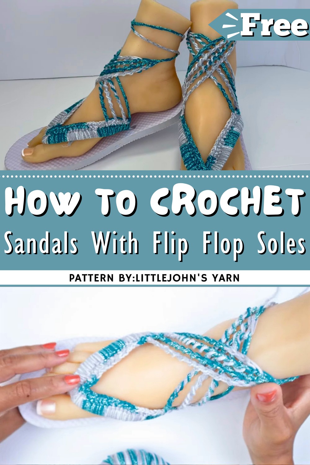 Crochet Sandals With Flip Flop Soles