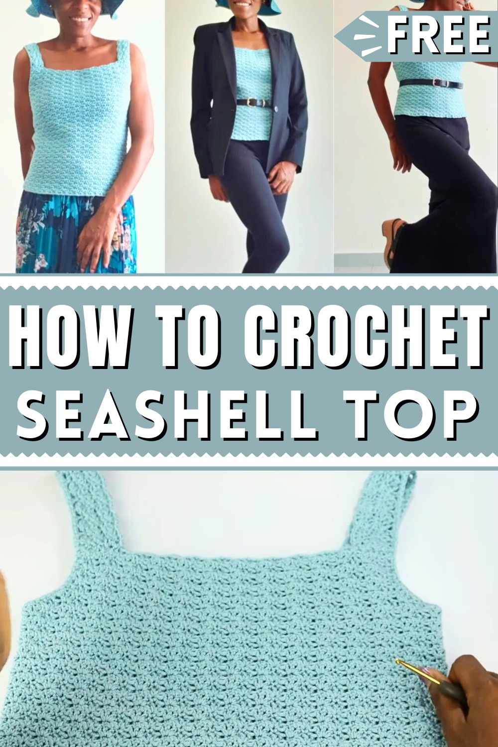 Crochet Seashell Top Pattern