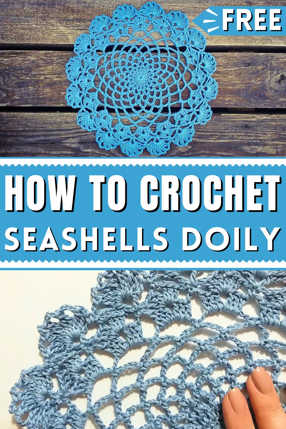 Crochet Seashells Doily Pattern