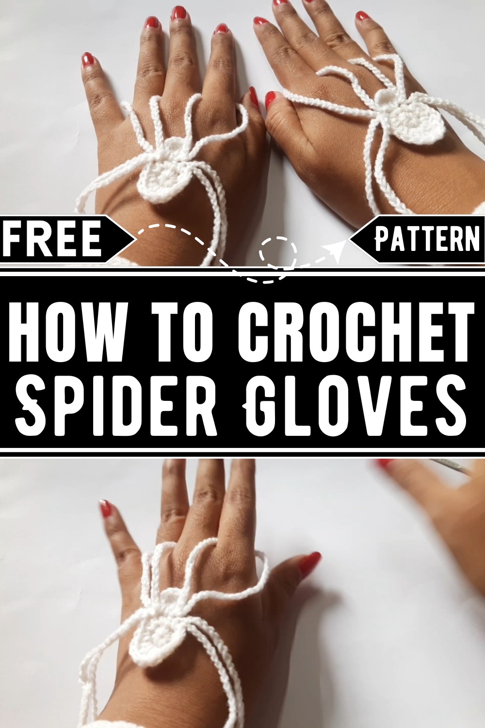 Crochet Spider Gloves