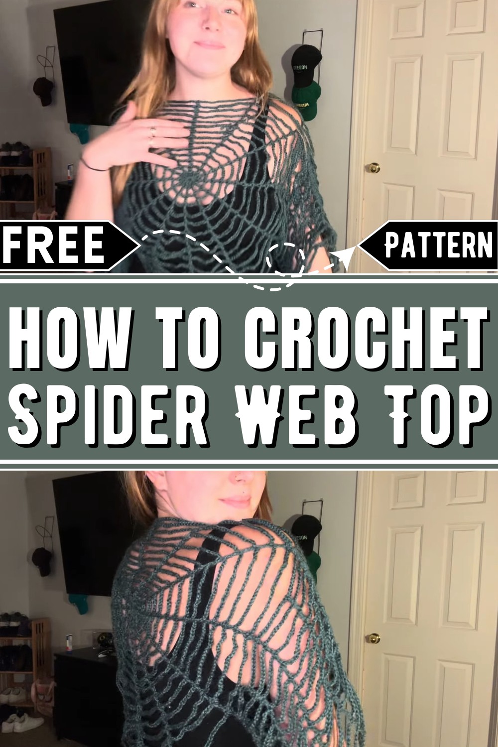 Crochet Spider Web Top