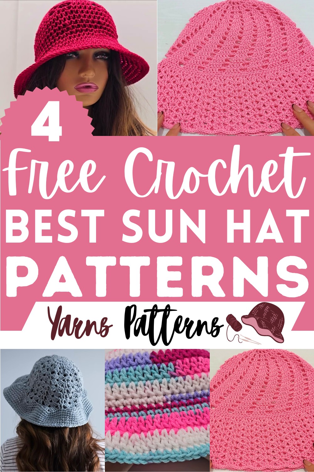 Crochet Sun Hat Patterns