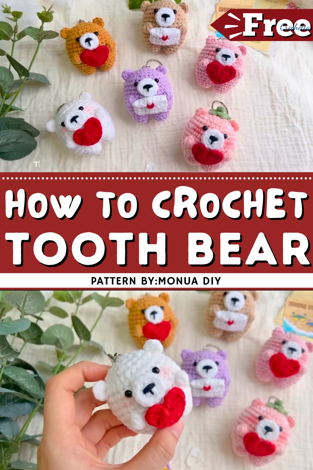 Crochet Tooth Bear