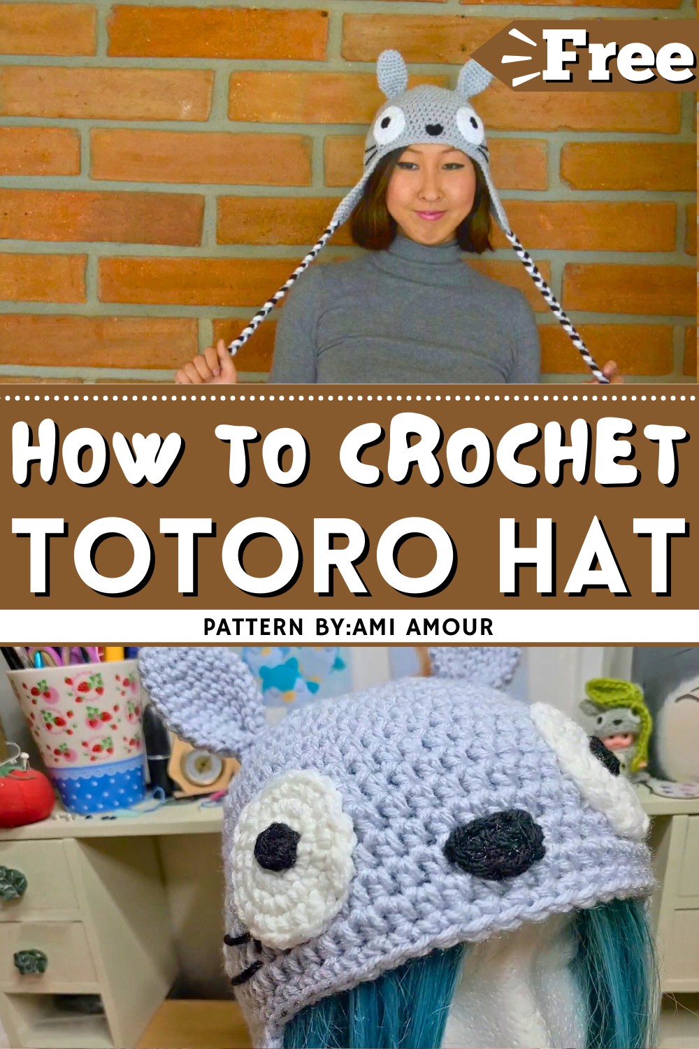 Crochet Totoro Hat