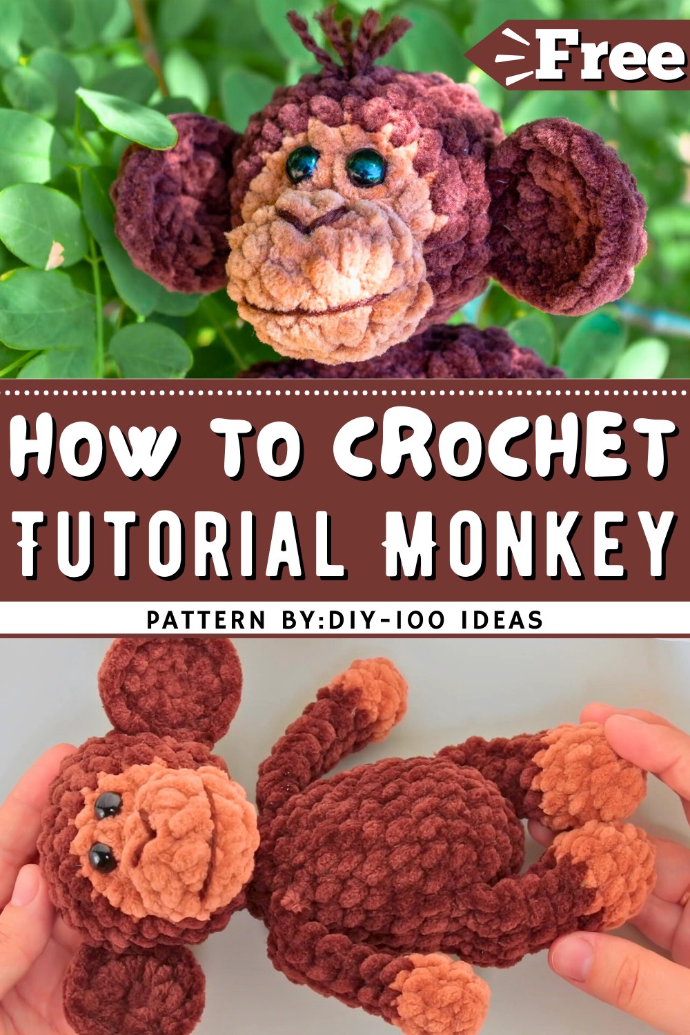 Crochet Tutorial Monkey