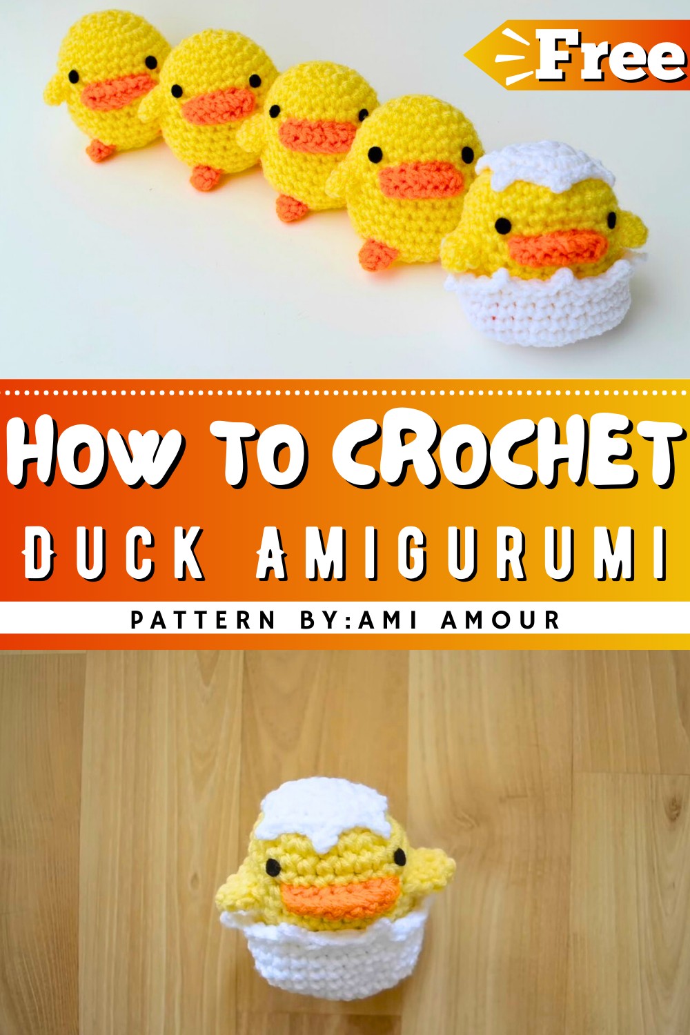 Duck Amigurumi Tutorial