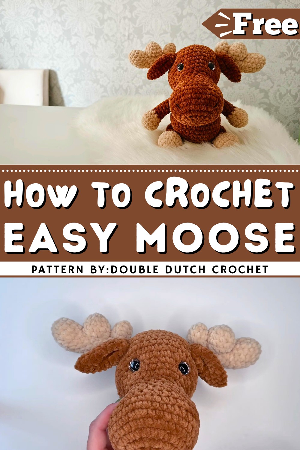 EASY Crochet Moose