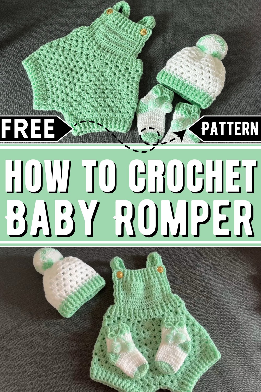 Easy Crochet Baby Romper