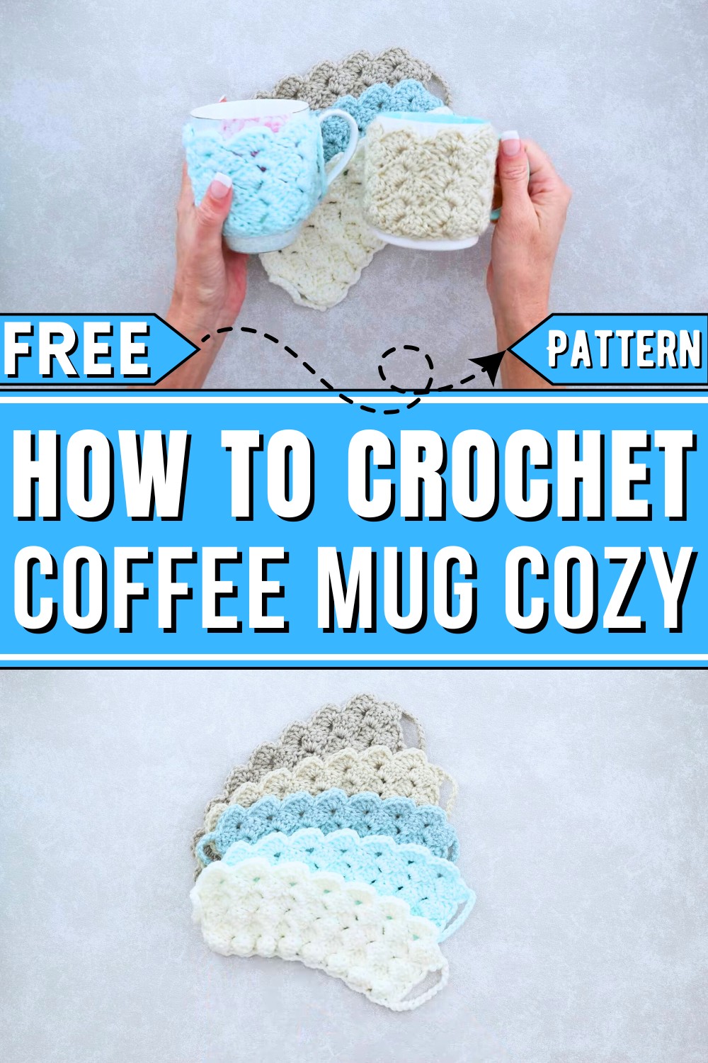 Easy Crochet Coffee Mug Cozy