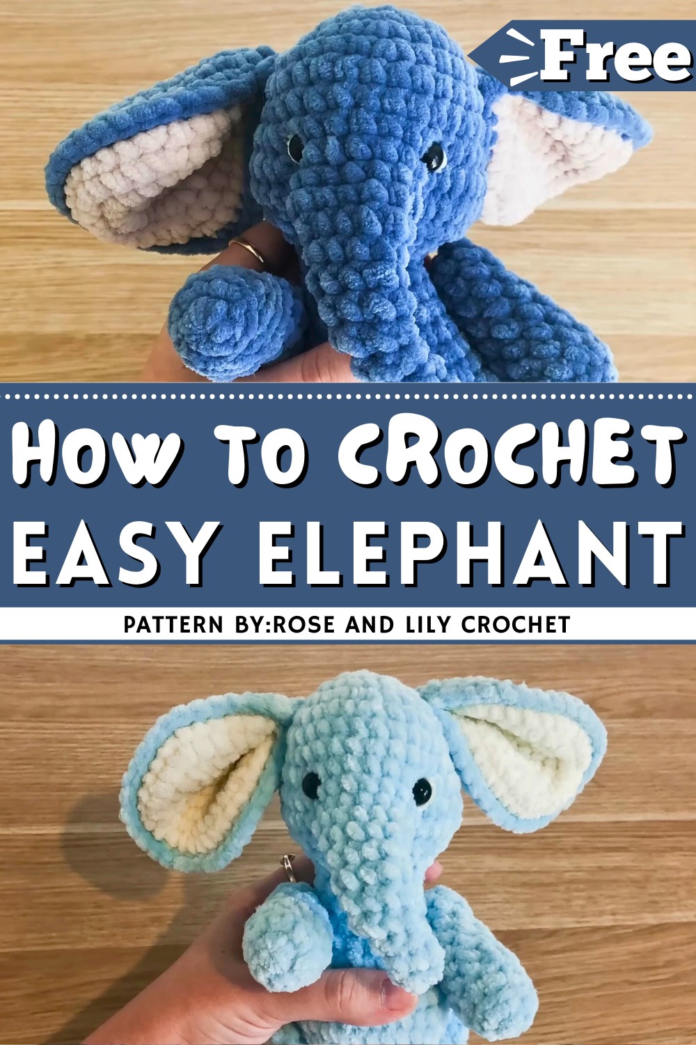 Easy Crochet Elephant