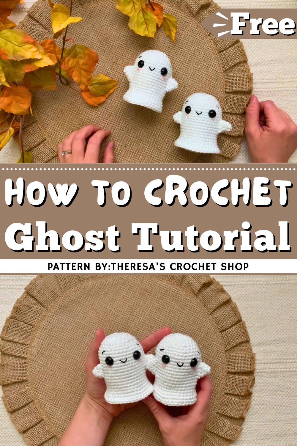 Easy Crochet Ghost Tutorial