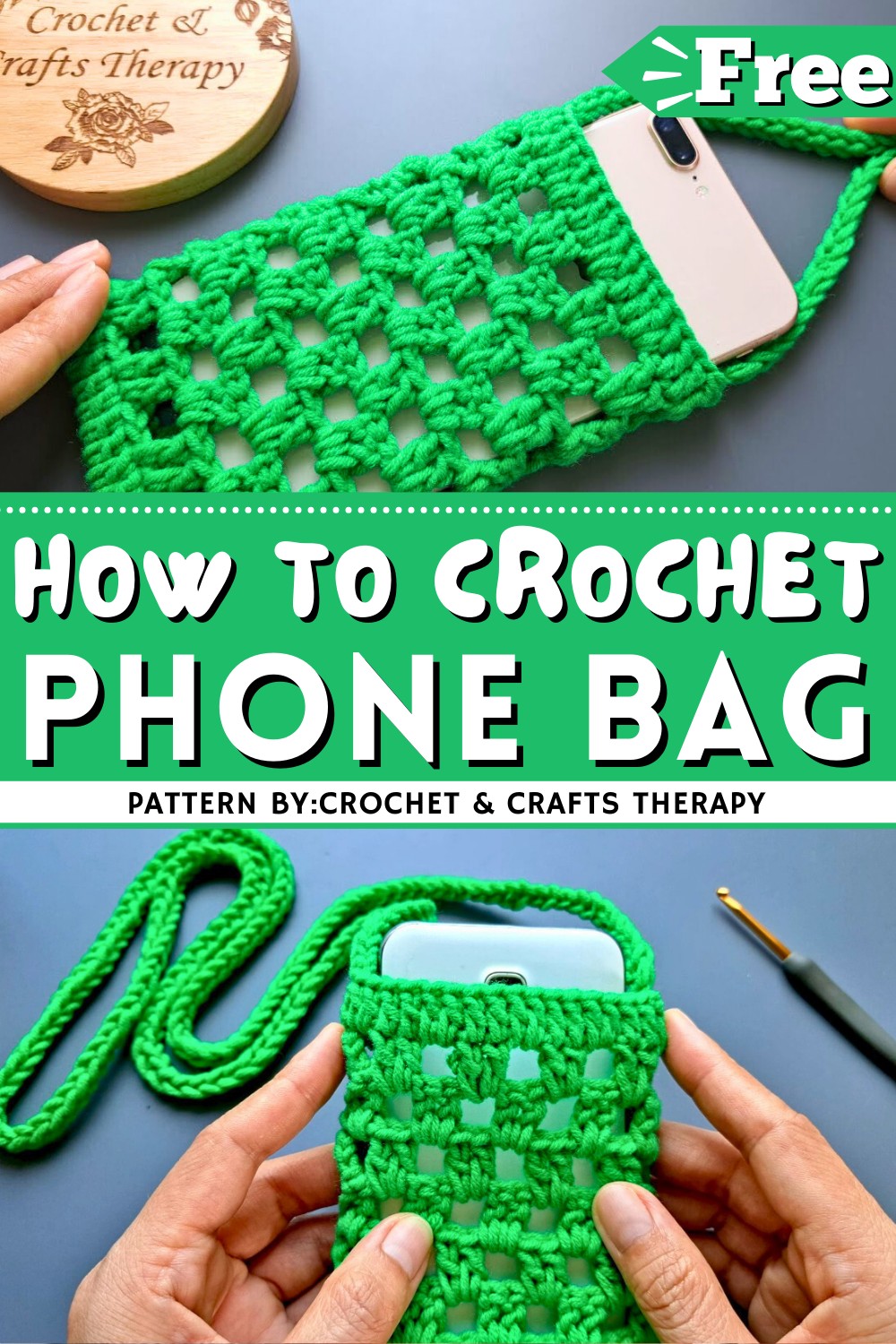 Easy Crochet Phone Bag (1)