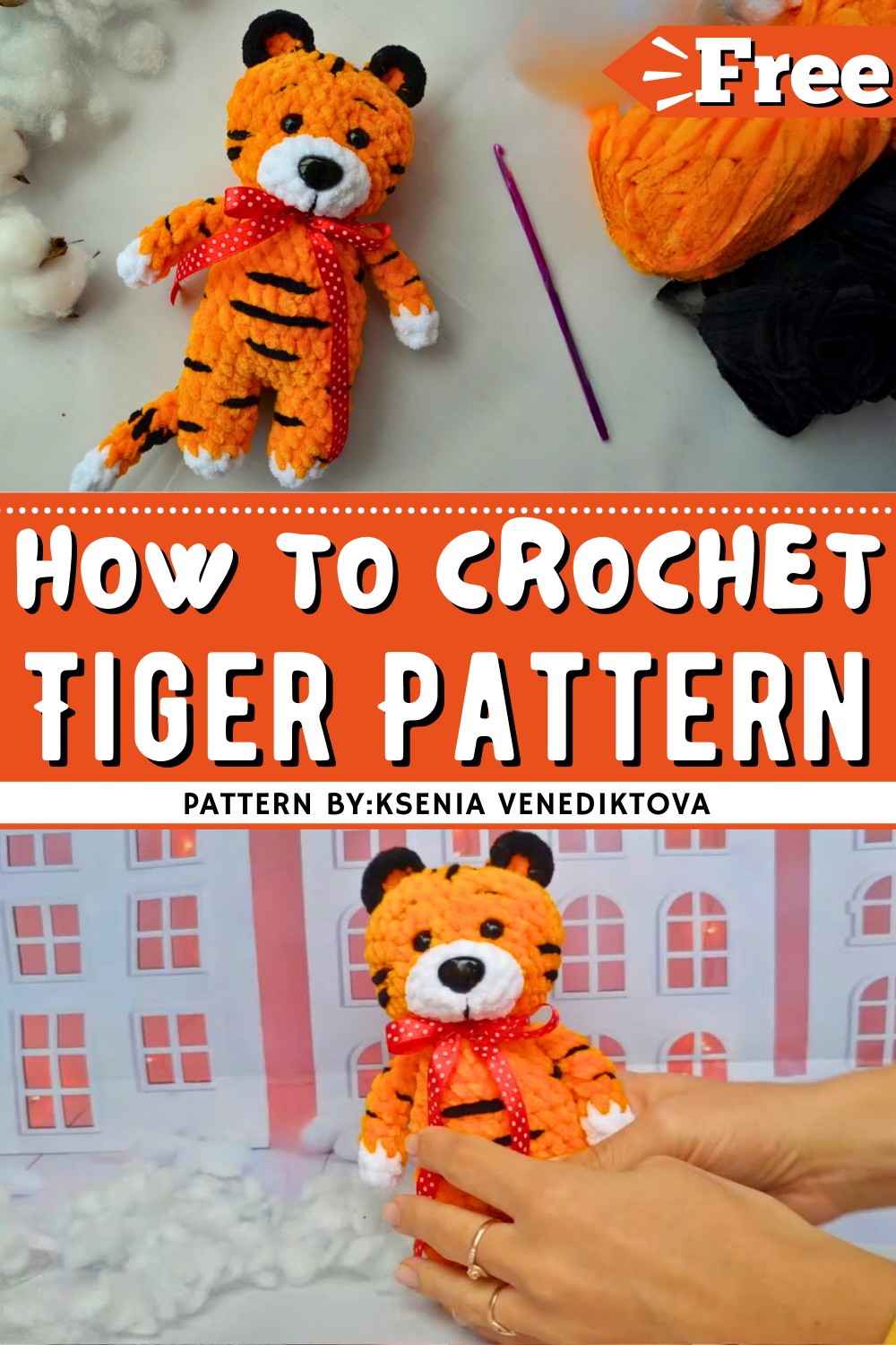 Easy Crochet Tiger Pattern