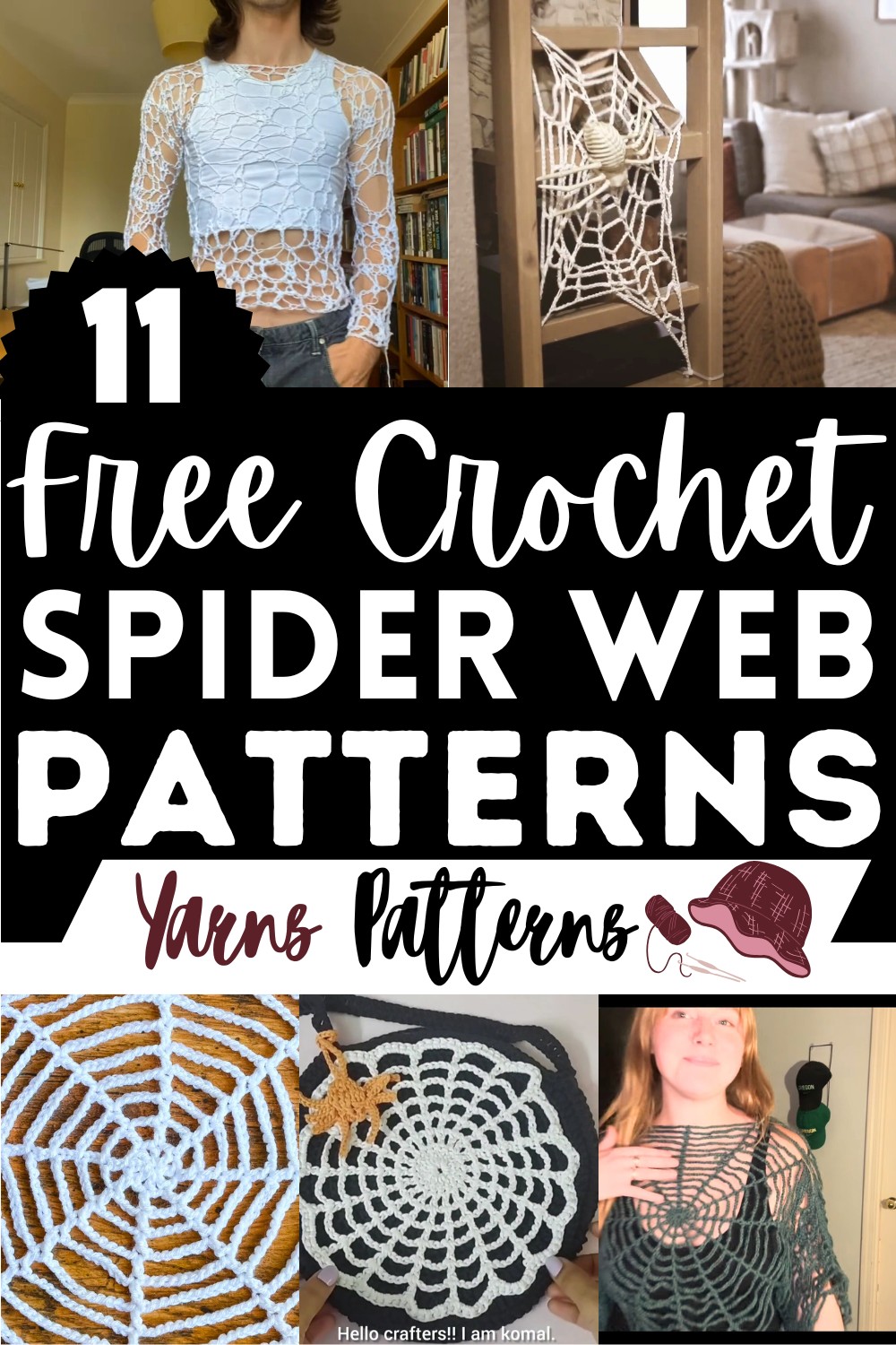 Easy Free Crochet Spider Web Patterns