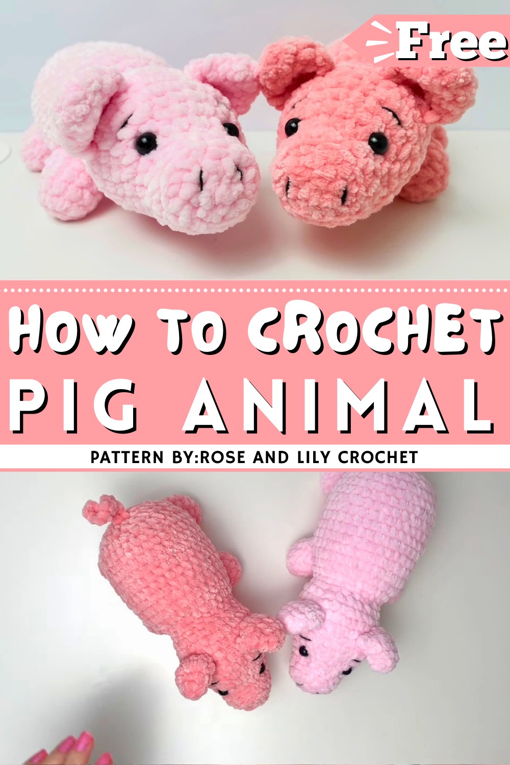 Easy Pig Animal Pattern