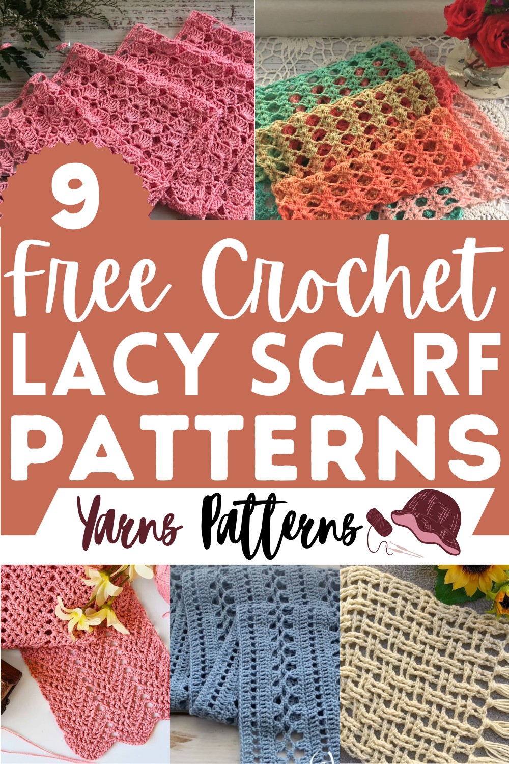 Free Crochet Lacy Scarf Patterns