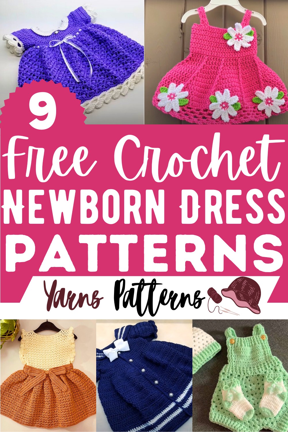 Free Crochet Newborn Dress Patterns