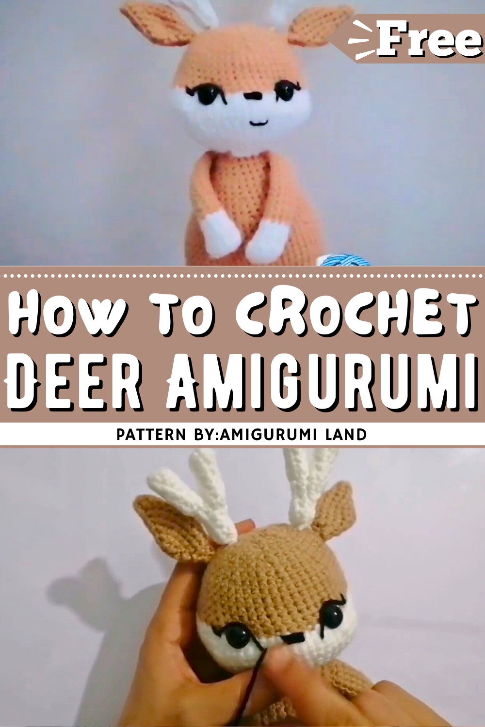 Free Deer Amigurumi Pattern