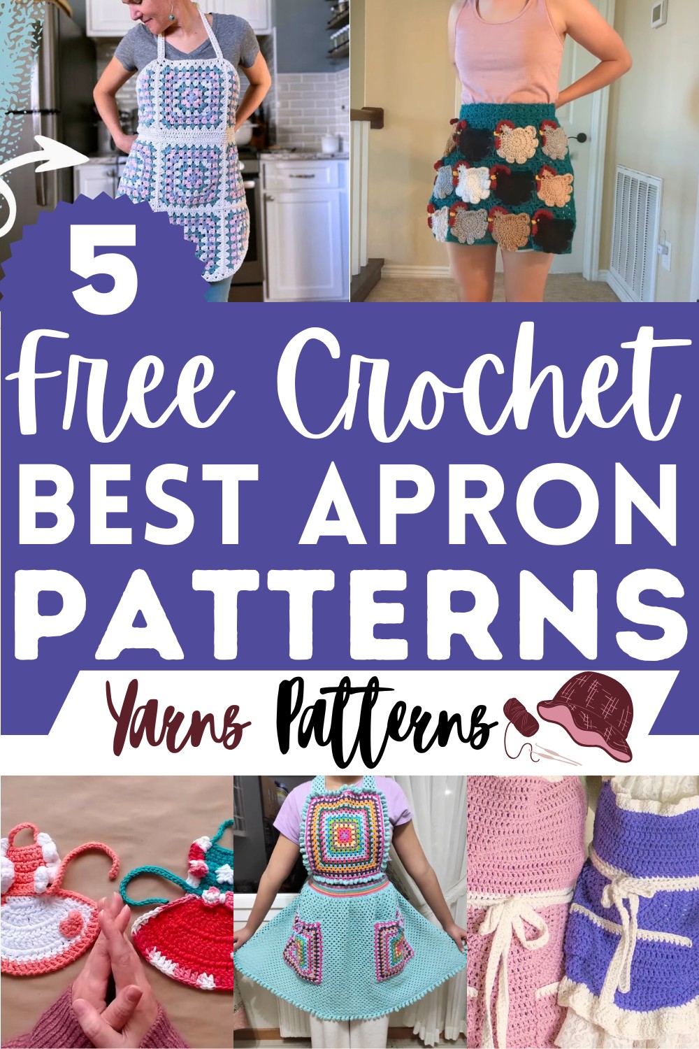 Free & Useful Crochet Apron Patterns