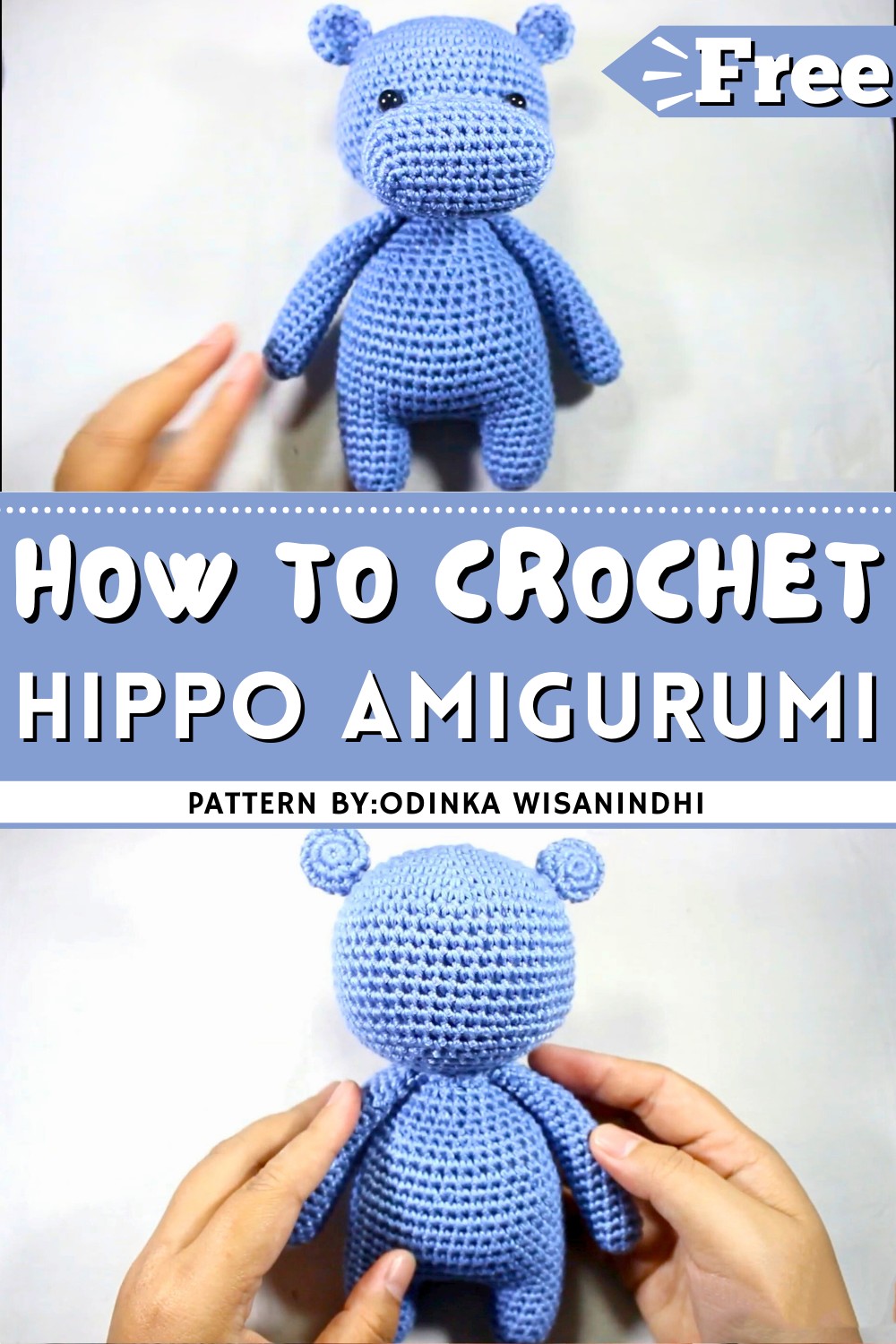 Hippo Amigurumi Tutorial