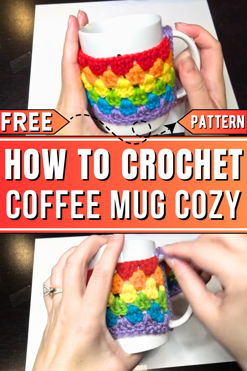 How To Crochet A Coffee Mug Cozy For Beginners