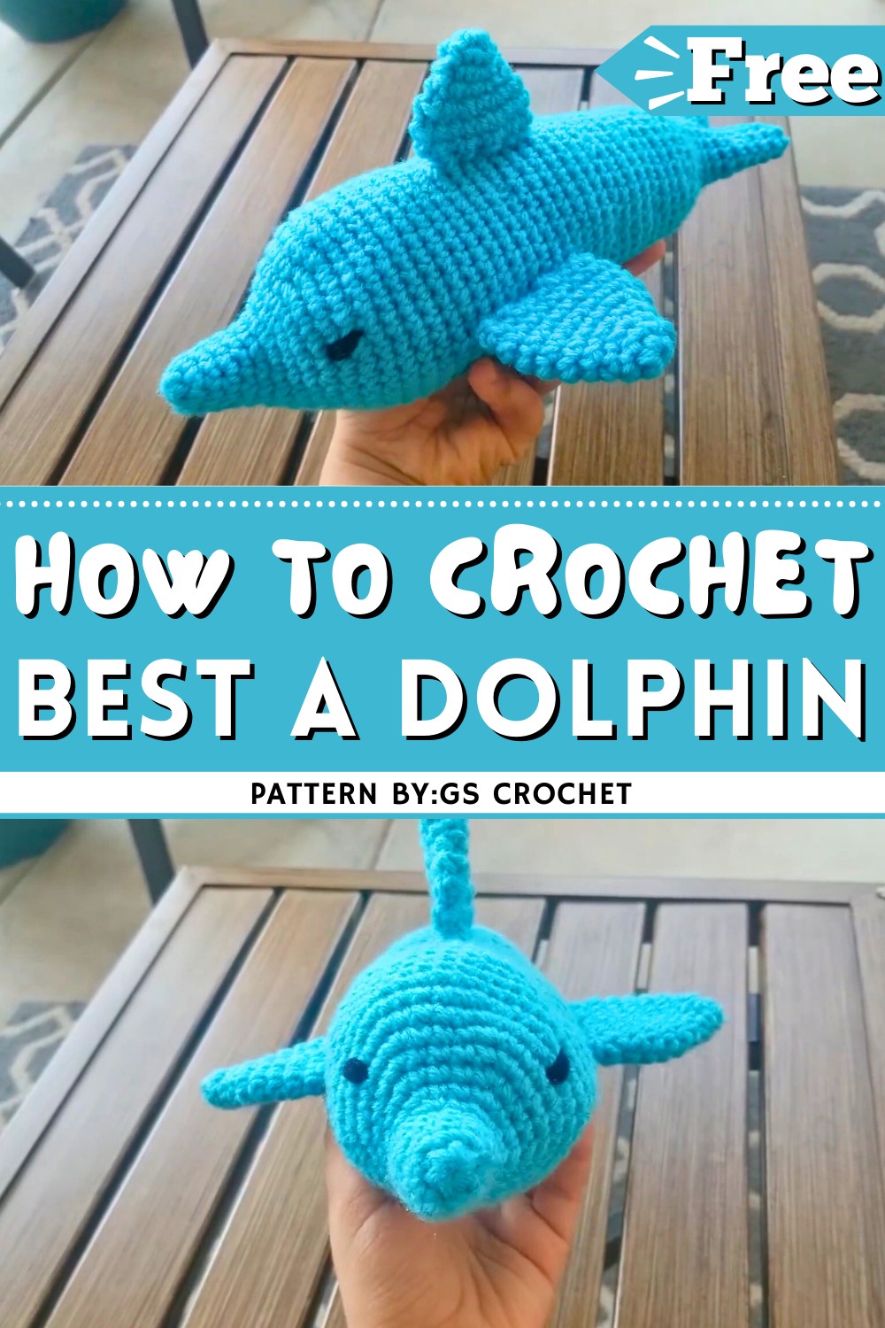 How To Crochet A Dolphin