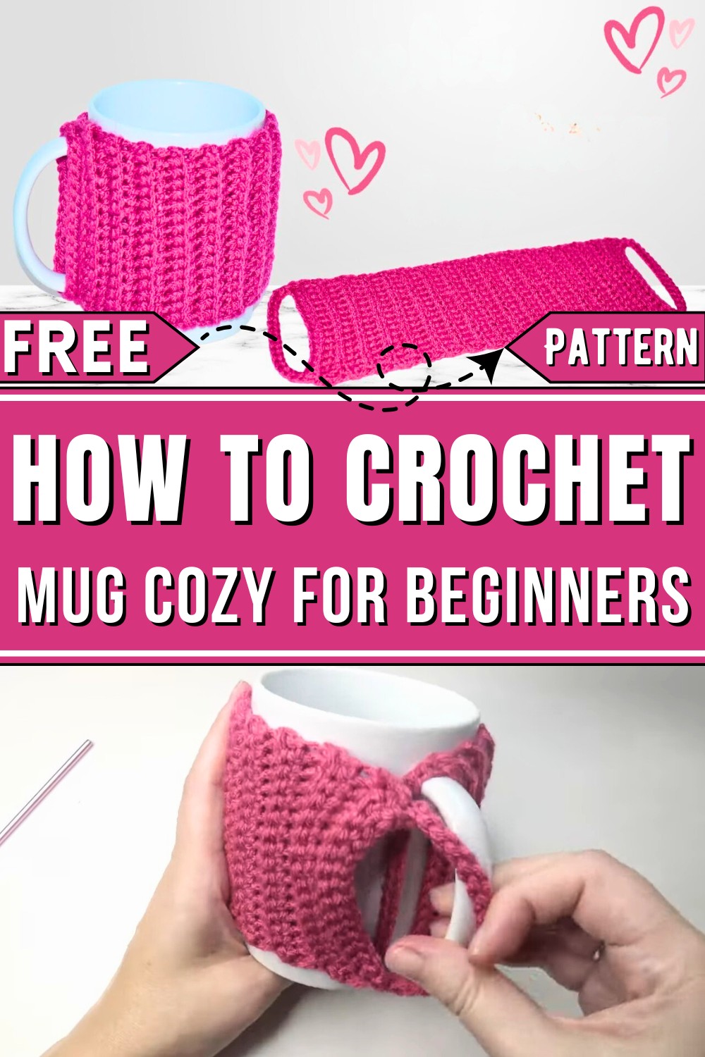 How To Crochet A Mug Cozy For Beginners