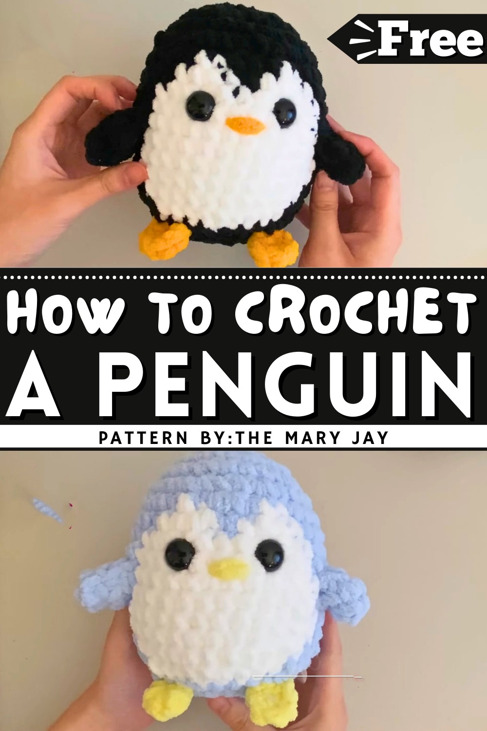 How To Crochet A Penguin