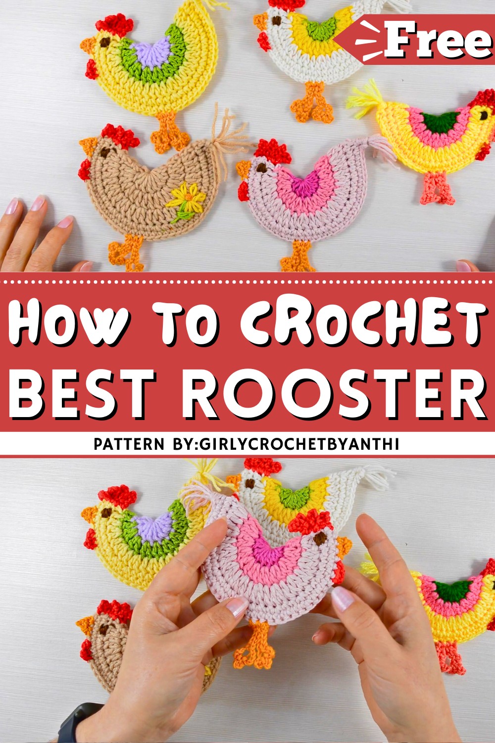 How To Crochet A Rooster