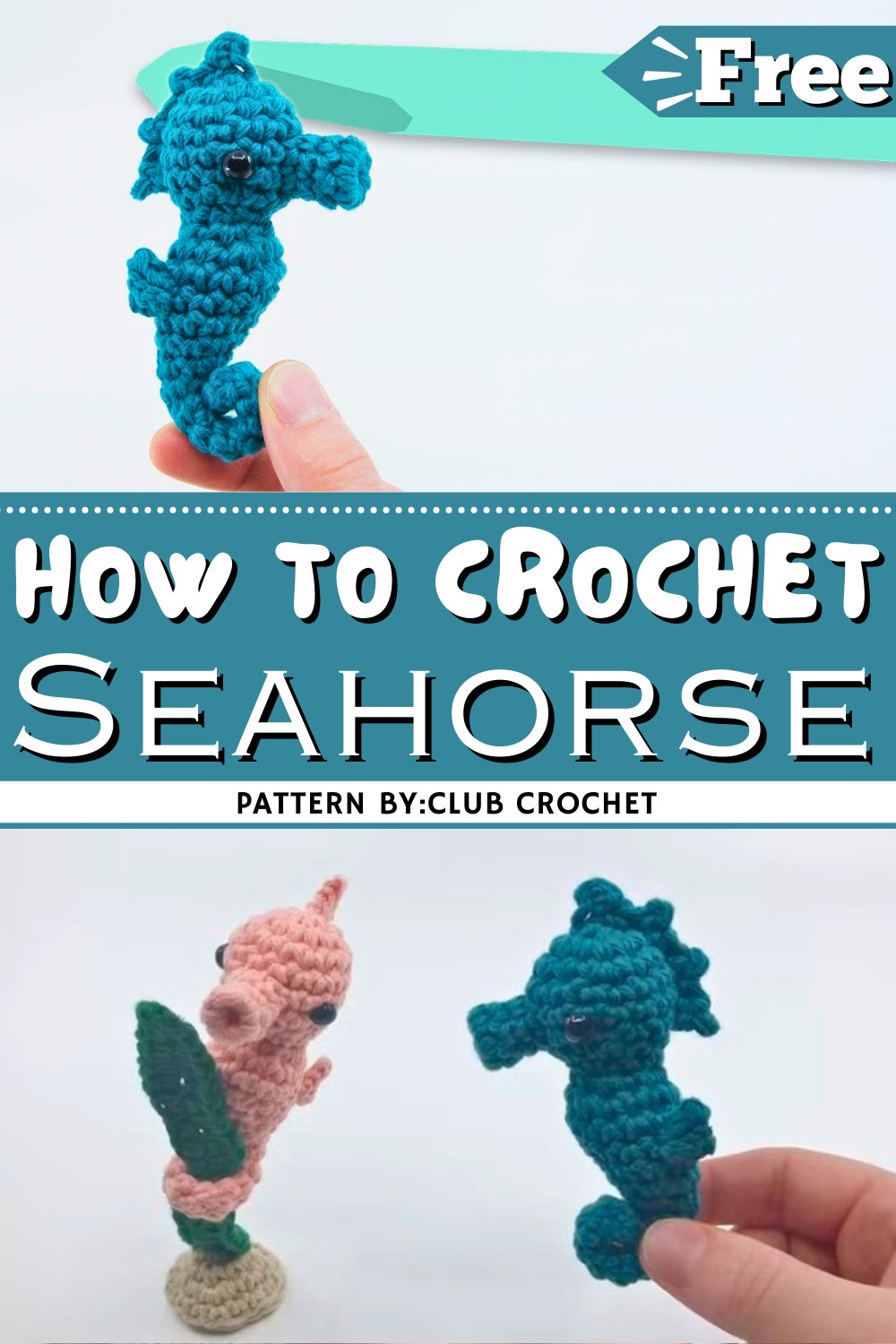 How To Crochet A Seahorse