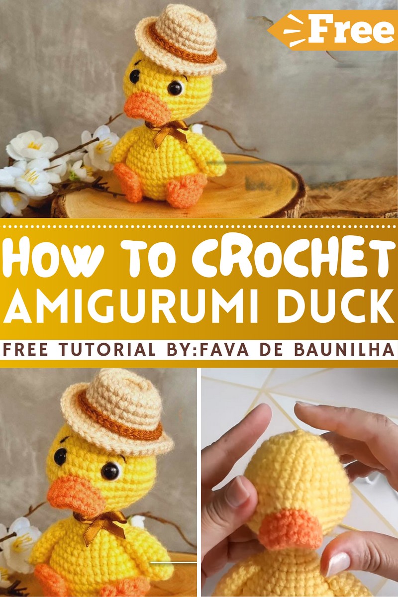 How To Crochet Amigurumi Duck