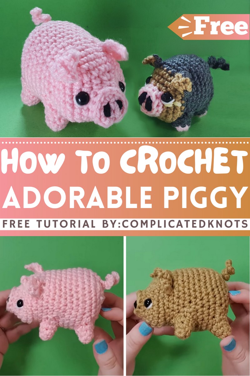 How To Crochet An Adorable Piggy