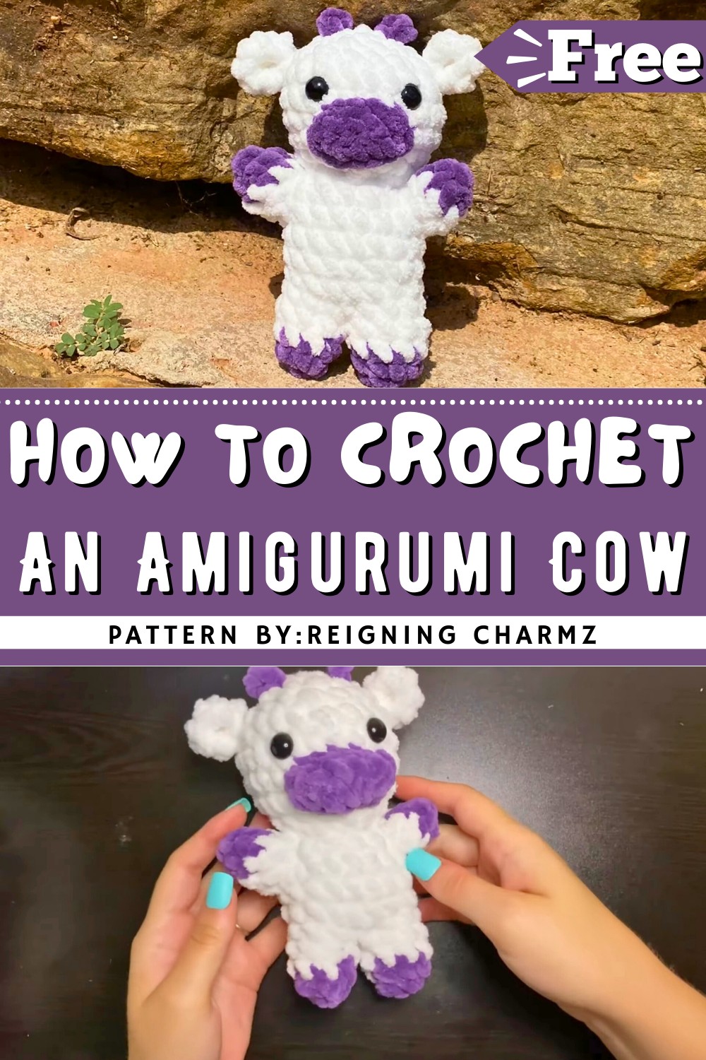 How To Crochet An Amigurumi Cow