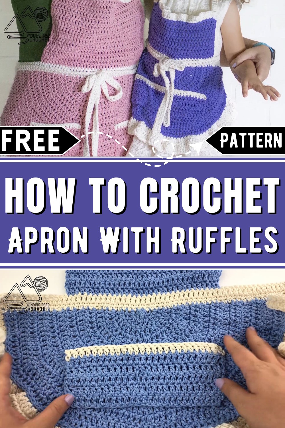 How To Crochet An Apron With Ruffles