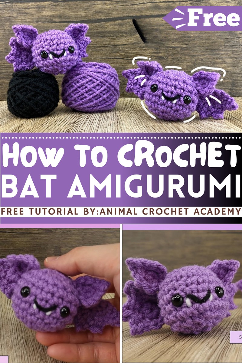 How To Crochet Bat Amigurumi