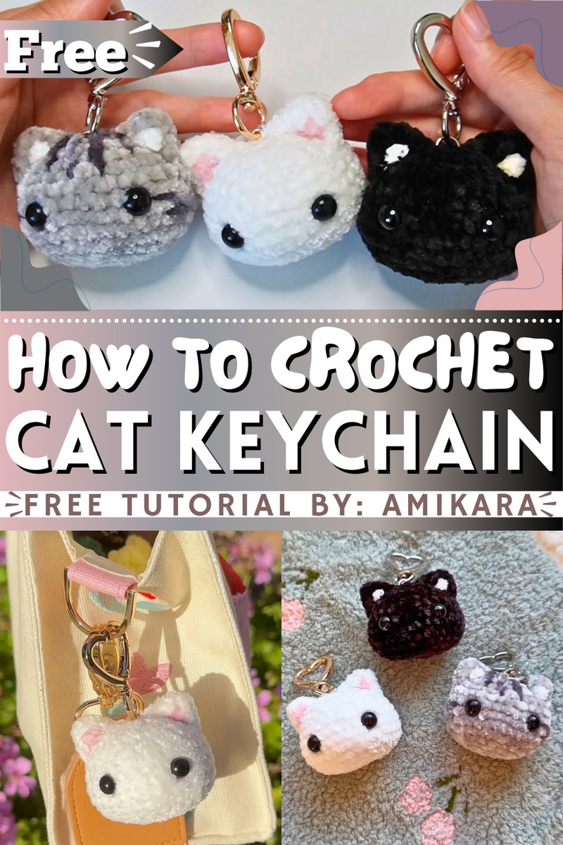 How To Crochet Cat Keychain