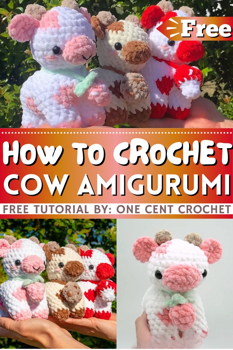 How To Crochet Cow Amigurumi