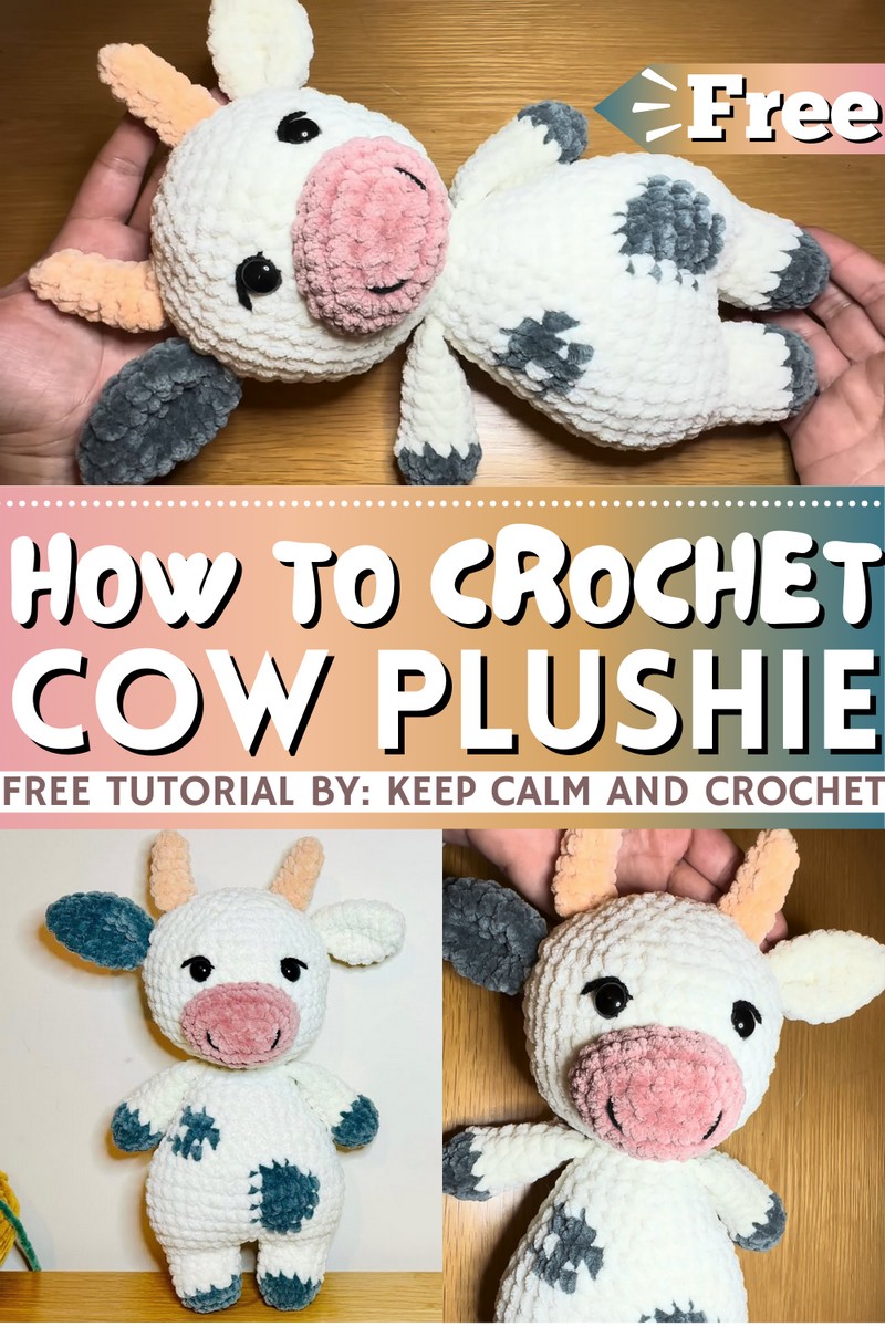 How To Crochet Cow Plushie