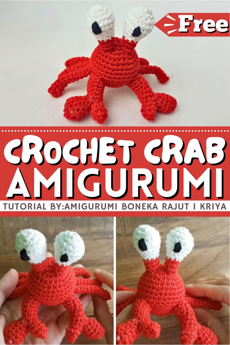 How To Crochet Crab Amigurumi